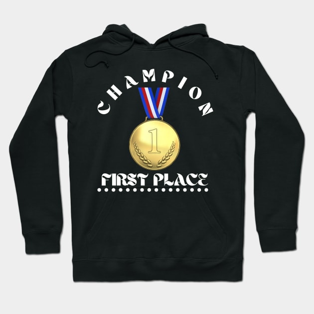 Gold Medal Hoodie by Jo3Designs